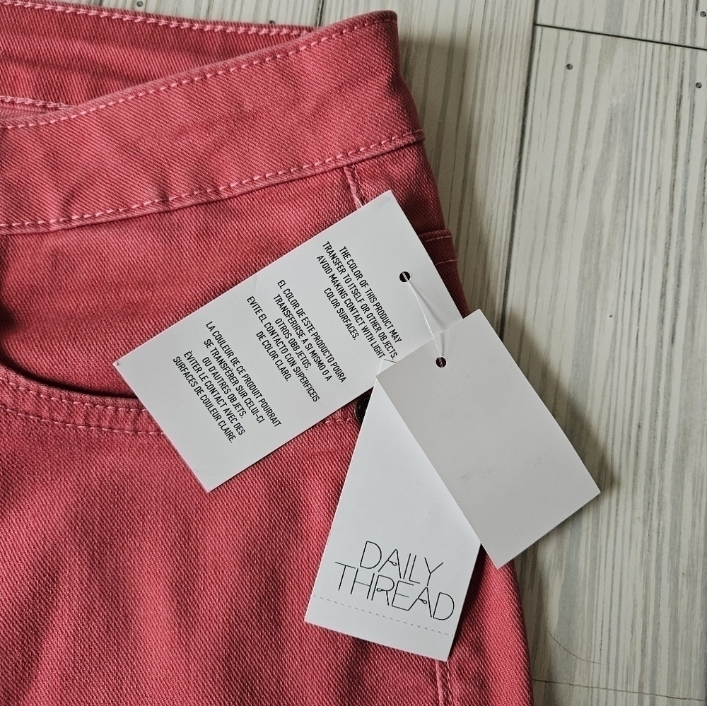 Daily Thread High Rise Cropped Ankle Flare Jeans in Jolie Clay Wash Size 16 NWT - Picture 6 of 13